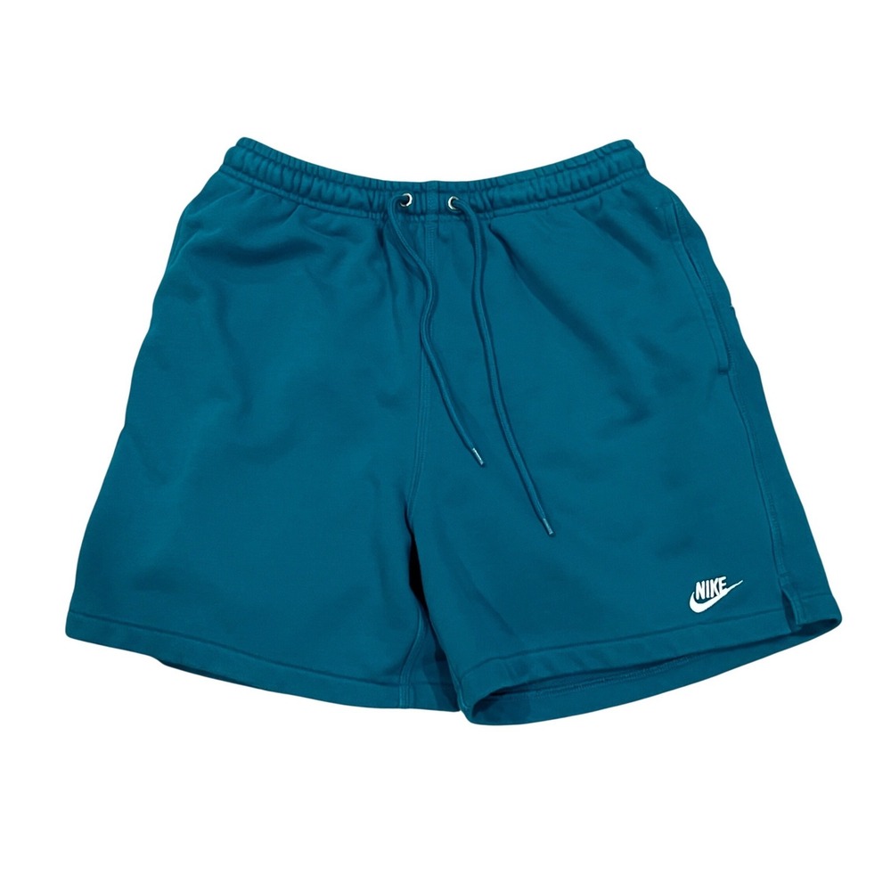 Nike Sportswear Phoenix Fleece High Waisted Shorts Kelly Green Size Small